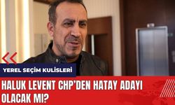 Haluk Levent CHP'den Hatay adayı olacak mı?