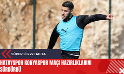 Hatayspor Konyaspor maçı hazırlıklarını sürdürdü