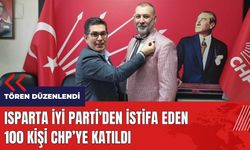 Isparta İYİ Parti'den istifa eden 100 kişi CHP'ye katıldı