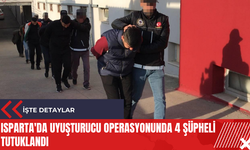Isparta'da uy*şturucu operasyonunda 4 şüpheli tutuklandı