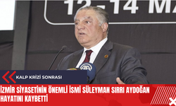 İzmir siyasetinin önemli ismi Süleyman Sırrı Aydoğan hayatını kaybetti