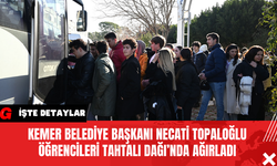 Kemer Belediye Başkanı Necati Topaloğlu Öğrencileri Tahtalı Dağı’nda Ağırladı