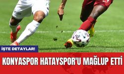 Konyaspor Hatayspor'u mağlup etti