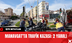 Manavgat'ta Trafik Kazası: 2 Yaralı