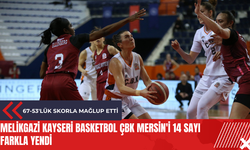 Melikgazi Kayseri Basketbol ÇBK Mersin'i 14 sayı farkla yendi