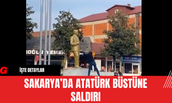 Sakarya’da Atatürk Büstüne Saldırı
