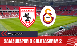 Samsunspor 0 Galatasaray 2 Maç Sonucu
