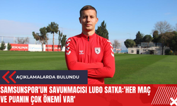 Samsunspor'un savunmacısı Lubo Satka: 'Her maç ve puanın çok önemi var'