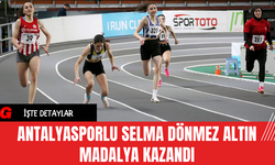 Antalyasporlu Selma Dönmez Altın Madalya Kazandı