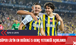 Süper Lig'in en değerli 5 genç yeteneği açıklandı