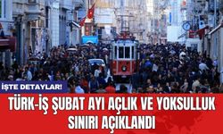 TÜRK-İŞ Şubat ayı açlık ve yoksulluk sınırı açıklandı