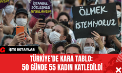 Türkiye’de Kara Tablo: 50 Günde 55 Kadın Katledildi