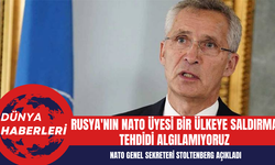 NATO Genel Sekreteri Stoltenberg: Rusya'nın NATO Üyesi Bir Ülkeye Saldırma Tehdidi Algılamıyoruz