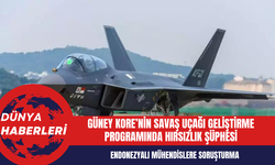 Güney Kore’nin savaş uçağı geliştirme programında hırsızlık şüphesi