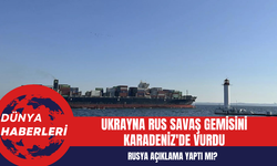 Ukrayna Rus Savaş Gemisini Karadeniz'de Vurdu