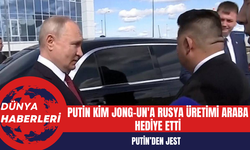 Putin Kim Jong-Un'a Rusya Üretimi Araba Hediye Etti