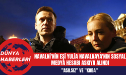 Navalni'nin Eşi Yulia Navalnaya'nın Sosyal Medya Hesabı Askıya Alındı