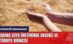 Adana soya üretiminde Akdeniz ve Türkiye birincisi