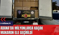 Adana'da milyonlarca kaçak makaron ele geçirildi