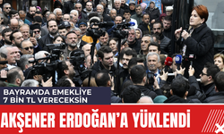 Akşener'den Erdoğan'a Emekli Maaşı Çıkışı! "7 Bin TL Vereceksin"