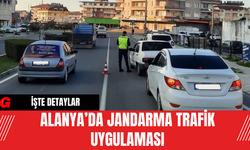 Alanya’da Jandarma Trafik Uygulaması