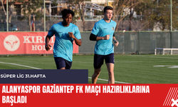Alanyaspor Gaziantep FK maçı hazırlıklarına başladı