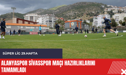 Alanyaspor Sivasspor maçı hazırlıklarını tamamladı