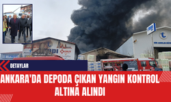 Ankara'da Depoda Çıkan Yangın Kontrol Altına Alındı
