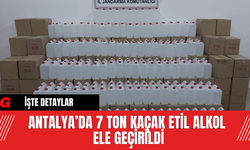 Antalya’da 7 Ton Kaçak Etil Alkol Ele Geçirildi