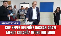 CHP Kepez Belediye Başkan Adayı Mesut Kocagöz oyunu kullandı