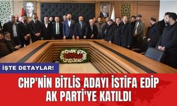 CHP'nin Bitlis adayı istifa edip AK Parti'ye katıldı