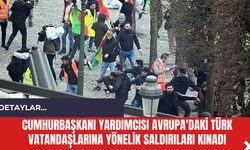 Cumhurbaşkanı Yardımcısı Avrupa'daki Türk Vatandaşlarına Yönelik Saldırıları Kınadı