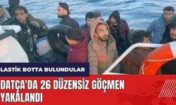 Datça'da 26 düzensiz göçmen yakalandı