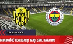 Ankaragücü Fenerbahçe Anlık Maç Anlatımı!