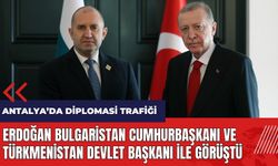Erdoğan Bulgaristan Cumhurbaşkanı ve Türkmenistan Devlet Başkanı ile görüştü