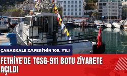 Fethiye'de TCSG-911 botu ziyarete açıldı