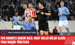 FIFA Kokartlı hakem Halil Umut Meler Milan Slavia Prag maçını yönetecek