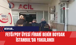 FET*/P*Y Üyesi Firari Bekir Boydak İstanbul'da Yakalandı