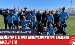 Gaziantep ALG Spor Antalyaspor'u deplasmanda mağlup etti