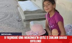 9 Yaşındaki Gina Mercimek'in Katili 2 Zanlının Davası Ertelendi