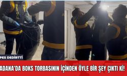 Adana'da Boks Torbasının İçinden Öyle Bir Şey Çıktı ki! Pes Dedirtti