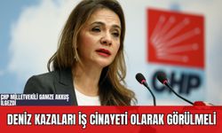 CHP Milletvekili Gamze Akkuş İlgezdi: Deniz Kazaları İş Cinayeti Olarak Görülmeli