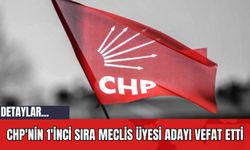 CHP'nin 1'inci Sıra Meclis Üyesi Adayı Vefat Etti