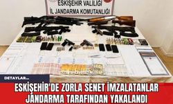 Eskişehir'de Zorla Senet İmzalatanlar Jandarma Tarafından Yakalandı