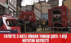 Fatih'te 3 Katlı Binada Yangın Çıktı: 1 Kişi Hayatını Kaybetti