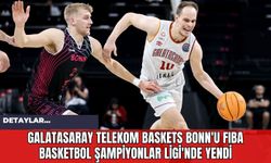 Galatasaray Telekom Baskets Bonn'u FIBA Basketbol Şampiyonlar Ligi'nde Yendi