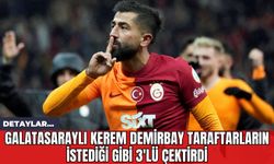 Galatasaraylı Kerem Demirbay Taraftarların İstediği Gibi 3'lü Çektirdi
