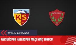 Kayserispor Hatayspor Maçı maç Sonucu!