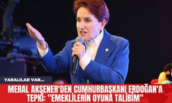 Meral Akşener'den Cumhurbaşkanı Erdoğan'a Tepki: "Emeklilerin Oyuna Talibim"