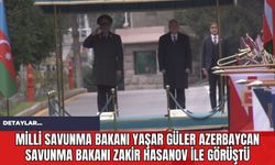 Milli Savunma Bakanı Yaşar Güler Azerbaycan Savunma Bakanı Zakir Hasanov ile Görüştü